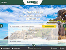 Tablet Screenshot of explorer.de